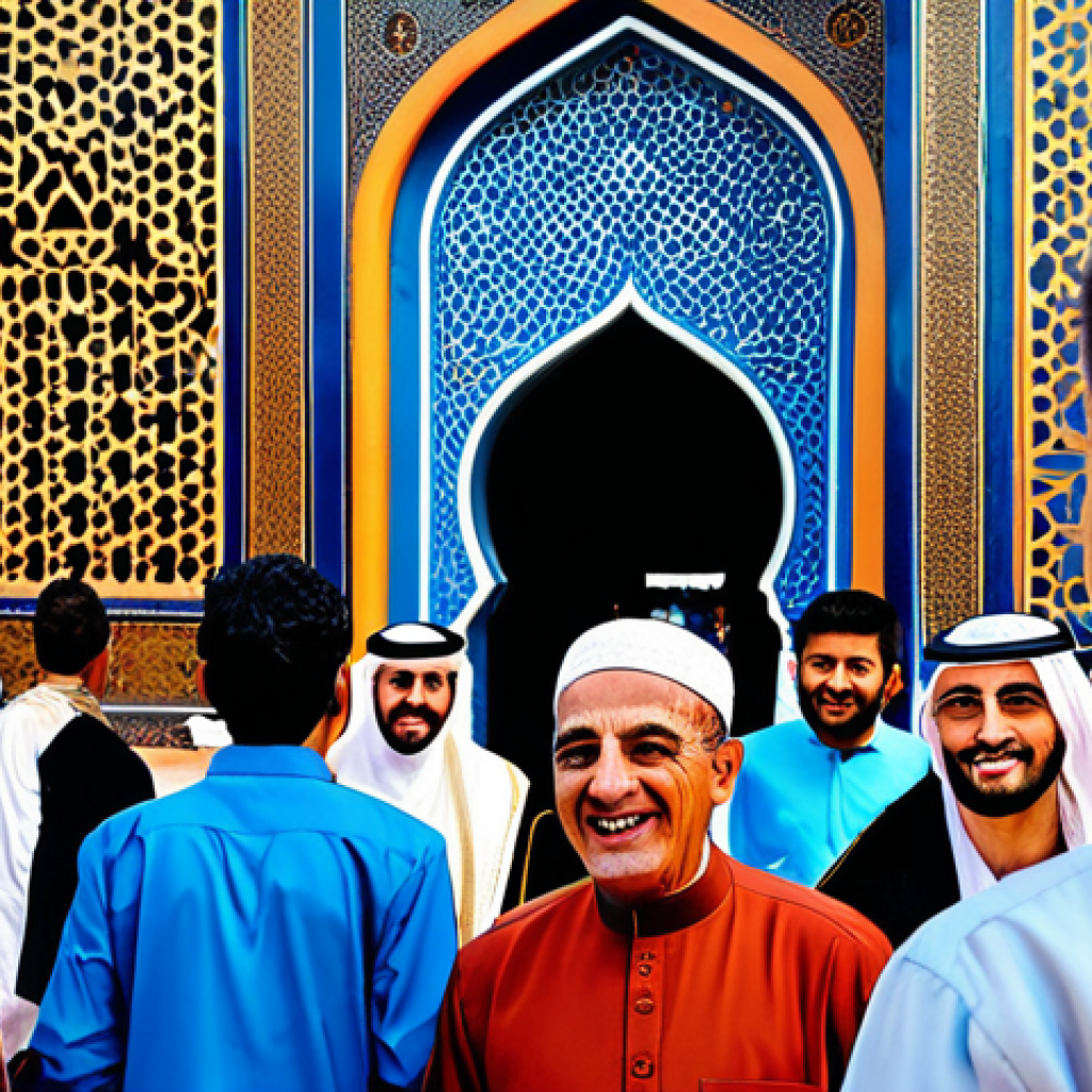 기타 톤 변화 원리 - **Prompt:** A vibrant, dynamic scene set in a modern Arab city, bustling with diverse people of vari...