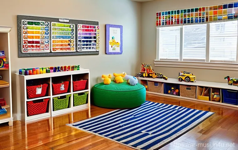 기타 보관법 - **Prompt:** A meticulously organized walk-in closet bathed in soft, inviting light. Clothes are neat...