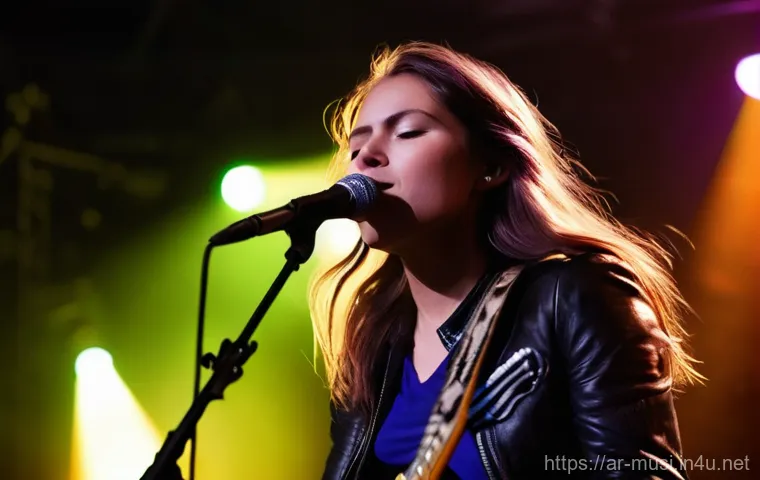 기타와 뮤지션 인터뷰 - **Prompt 1: The Harmonious Blend of Tradition and Innovation**
    A captivating, full-body shot of ...